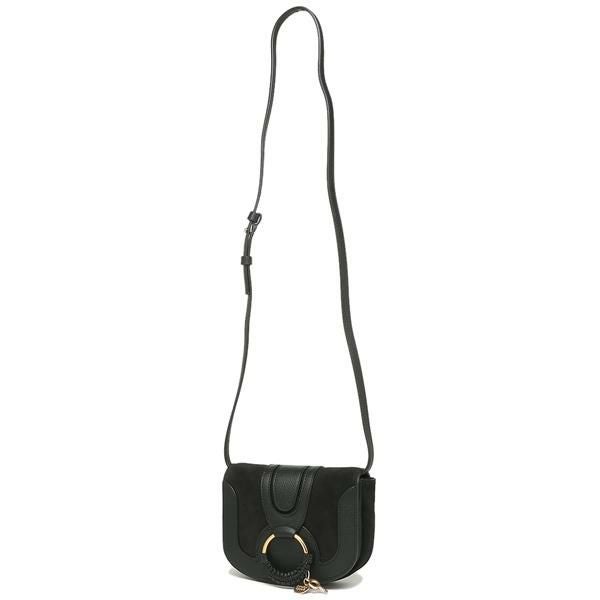 シーバイクロエ バッグ SEE BY CHLOE CHS18AS901417 001 HANA ハナ レディース ショルダーバッグ 無地 BLACK 黒 詳細画像