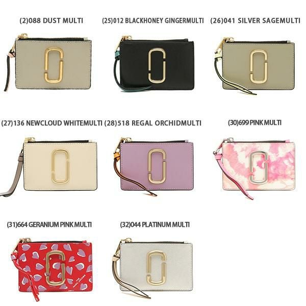 マークジェイコブス コインケース パスケース スナップショット 小銭入れ 定期入れ カードケース レディース MARC JACOBS M0014283 詳細画像