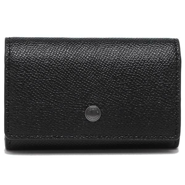 コーチ キーケース COACH F73992 QBBK ファイブ リング キー ケース 無地 ブラック 黒 詳細画像