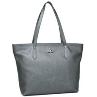 ヴィヴィアンウエストウッド バッグ VIVIENNE WESTWOOD 42050045 41214 P401 SAFFIANO SHOPPER ショッパー レディース トートバッグ 無地 ANTHRACITE A4対応