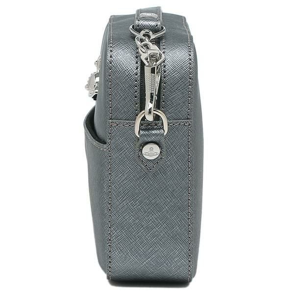 ヴィヴィアンウエストウッド バッグ VIVIENNE WESTWOOD 43030064 41214 P401 SAFFIANO CAMERA BAG カメラバッグ ミニバッグ レディース ショルダーバッグ 無地 ANTHRACITE 詳細画像