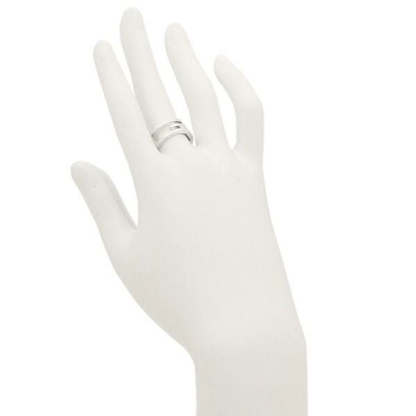 グッチ 指輪 ブランデッドレギュラー Gリング スターリングシルバー