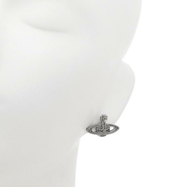 ヴィヴィアンウエストウッド ピアス アクセサリー VIVIENNE WESTWOOD 62020033 S108 ミニ バス リリーフ MINI BAS RELIEF レディース ブラック 詳細画像