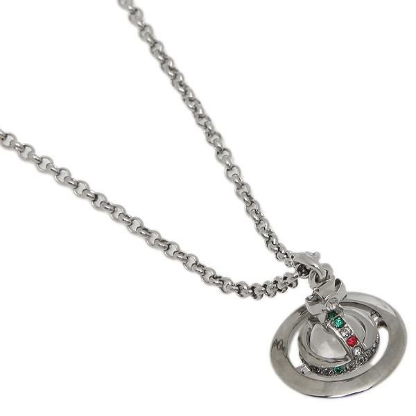 ヴィヴィアンウエストウッド ネックレス アクセサリー VIVIENNE WESTWOOD 63020098 S001 プチオーブ PETITE ORB レディース ペンダント ブラック