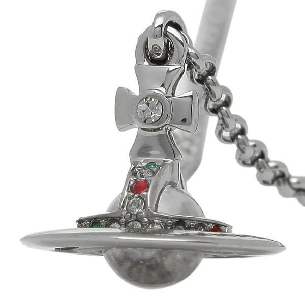 ヴィヴィアンウエストウッド ネックレス アクセサリー VIVIENNE WESTWOOD 63020098 S001 プチオーブ PETITE ORB レディース ペンダント ブラック 詳細画像