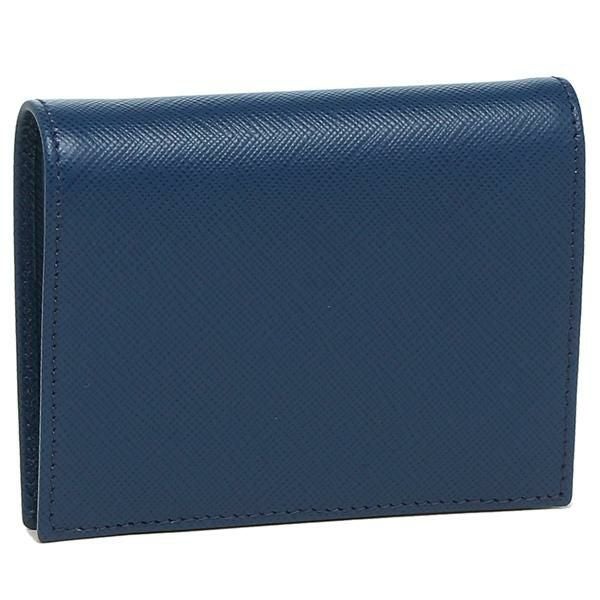 新品 プラダ PRADA 二つ折財布 ラッピング 1MV204 BLU/AS 楽天市場】プラダ 財布 レディース 二つ折り財布 アウトレット品