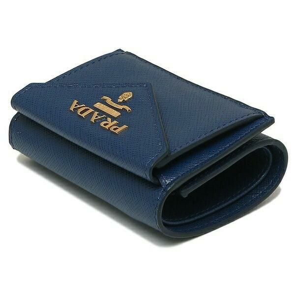 プラダ 三つ折り財布 サフィアーノ ミニ財布 レディース PRADA 1MH021 QWA 詳細画像