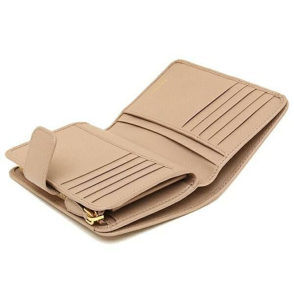 プラダ 二つ折り財布 サフィアーノ レディース PRADA 1ML225 QWA | AXES