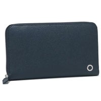 ブルガリ 財布 BVLGARI 284231 DSAP WALLETS ZIP AROUND メンズ 長財布 無地 DENIM SAPPHIRE 紺