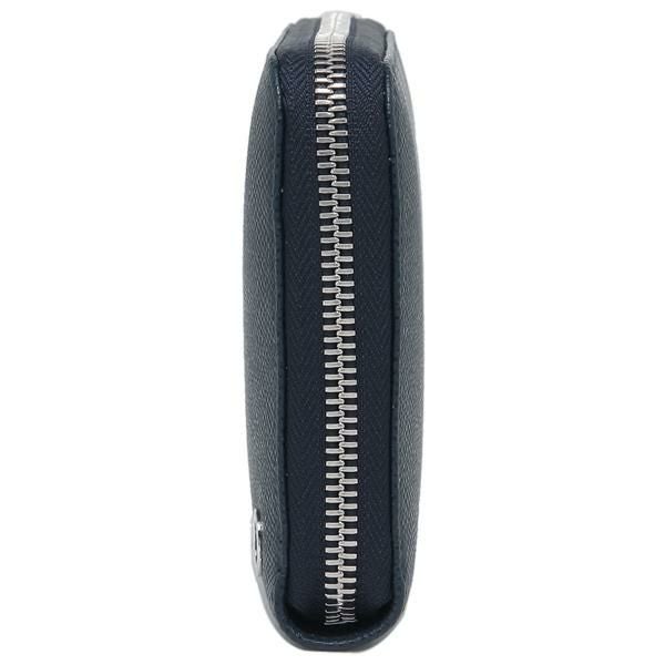 ブルガリ 財布 BVLGARI 284231 DSAP WALLETS ZIP AROUND メンズ 長財布 無地 DENIM SAPPHIRE 紺 詳細画像