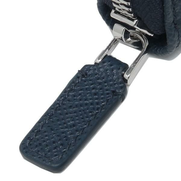 ブルガリ 財布 BVLGARI 284231 DSAP WALLETS ZIP AROUND メンズ 長財布 無地 DENIM SAPPHIRE 紺 詳細画像