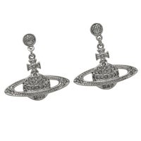 ヴィヴィアンウエストウッド ピアス アクセサリー VIVIENNE WESTWOOD 62020025 S108 ミニ バス リリーフ ドロップ レディース ガンメタル vi-724536b4