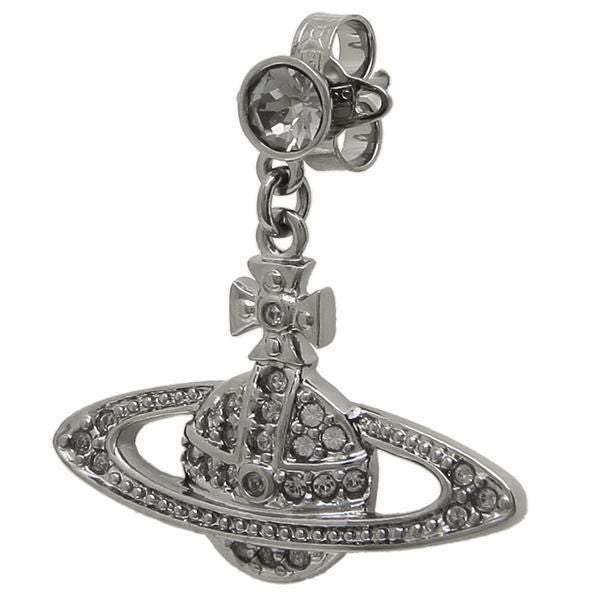 ヴィヴィアンウエストウッド ピアス アクセサリー VIVIENNE WESTWOOD 62020025 S108 ミニ バス リリーフ ドロップ レディース ガンメタル vi-724536b4 詳細画像