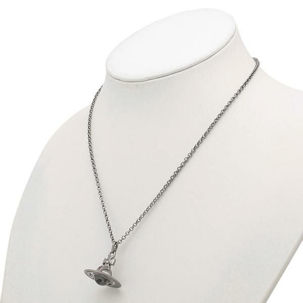 ヴィヴィアンウエストウッド ネックレス アクセサリー VIVIENNE WESTWOOD 63020097 S001 TINY ORB タイニー オーブ レディース ペンダント ブラック 詳細画像