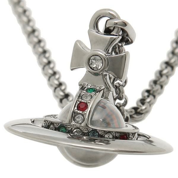 ヴィヴィアンウエストウッド ネックレス アクセサリー VIVIENNE WESTWOOD 63020097 S001 TINY ORB タイニー オーブ レディース ペンダント ブラック 詳細画像