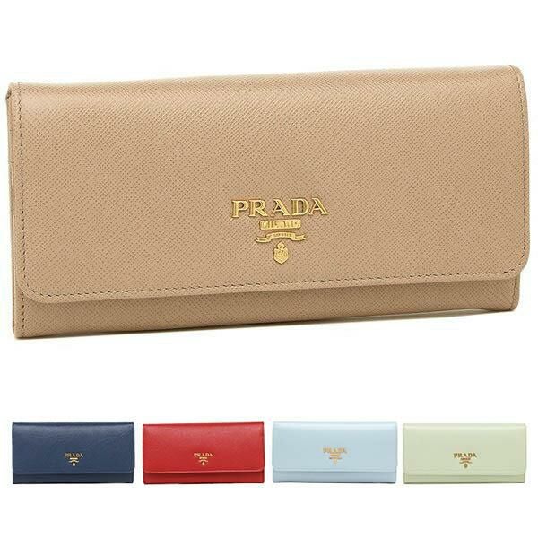 PRADA 長財布 関税込】◇PRADA プラダ◇サフィアーノ レザー ロゴ 長財布 (PRADA/長