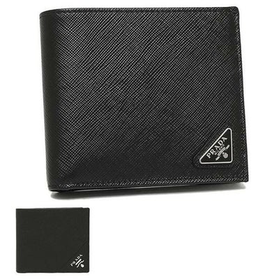プラダ 二つ折り財布 サフィアーノ メンズ PRADA 2MO738 QHH QME