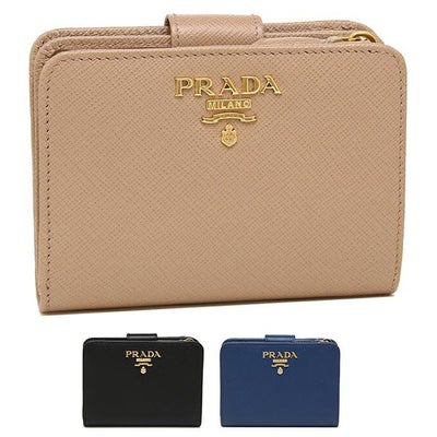 プラダ 二つ折り財布 サフィアーノ レディース PRADA 1ML018 QWA