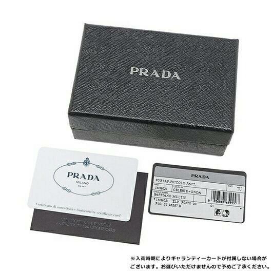 プラダ 三つ折り財布 サフィアーノ ミニ財布 レディース PRADA 1MH021