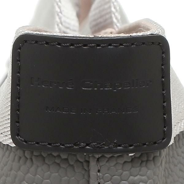 エルベシャプリエ バッグ Herve Chapelier 707GP 03G81 CABAS 舟型トートバッグ レディース トートバッグ 無地 GRAIN/ARGENT 詳細画像