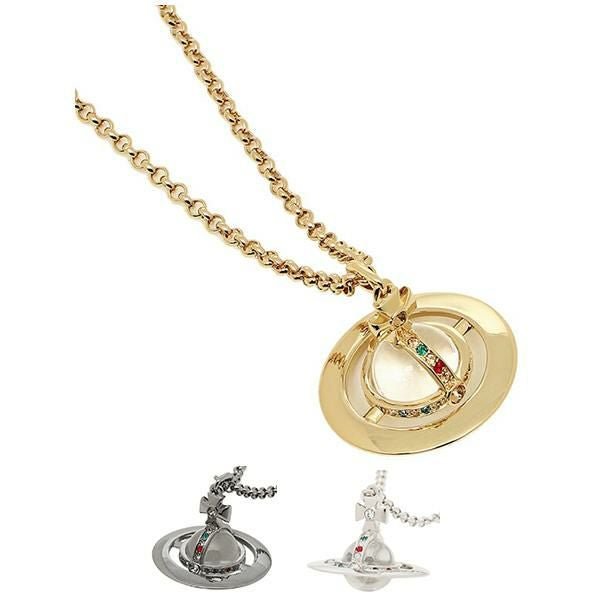 ヴィヴィアンウエストウッド ネックレス アクセサリー スモールオーブ ペンダント レディース VIVIENNE WESTWOOD 63020096 752106B