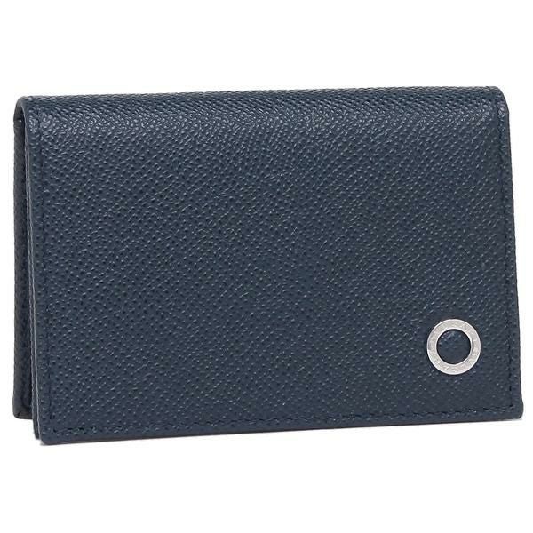 ブルガリ 二つ折り財布 ブラック ブルー メンズ BVLGARI 280287 | AXES
