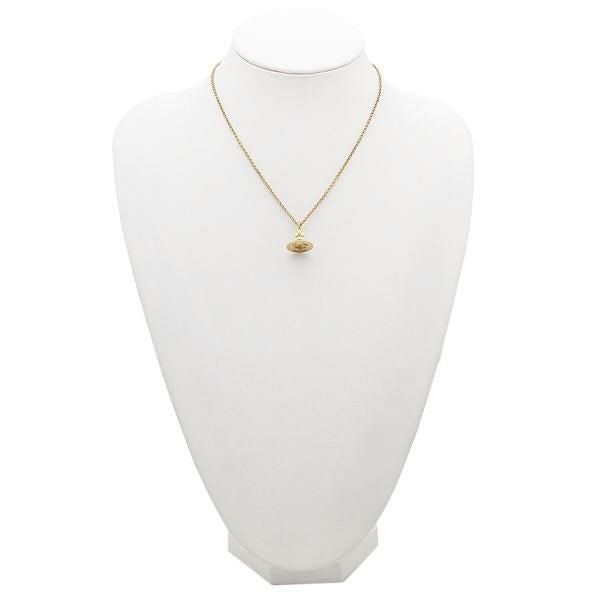 ヴィヴィアンウエストウッド ネックレス アクセサリー VIVIENNE WESTWOOD 63020098 R001 752116B/2 NEW PETITE ORB PENDANT レディース ペンダント GOLD 詳細画像