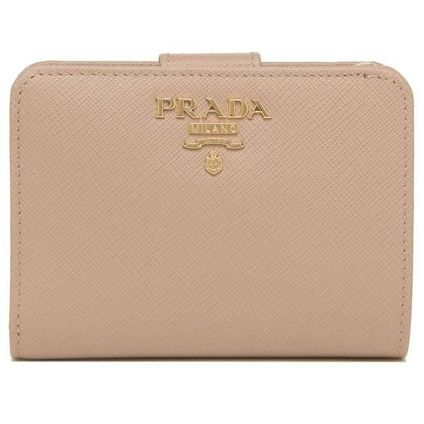 プラダ 財布 PRADA 1ML018 ZLP F0KNX SAFFIANO MULTICOLOR サフィアーノ レディース 二つ折り財布 無地 CIPRIA/FUOCO 詳細画像