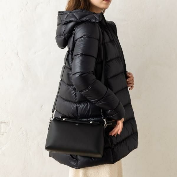 フェンディ バッグ FENDI 8BL146 1D5 F0GXN BY THE WAY バイザウェイ 2WAY レディース ハンドバッグ 無地 BLACK/PALLADIUM 黒