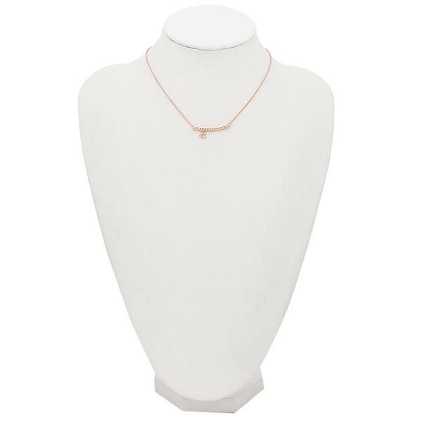 コーチ ネックレス アクセサリー COACH 91431 RGD SIGNATURE PAVE BAR NECKLACE レディース ペンダント ROSE GOLD 詳細画像
