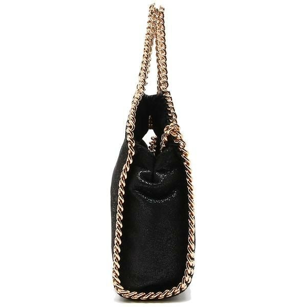 ステラマッカートニー バッグ STELLA McCARTNEY 391698 W9355 1000 FALABELLA ファラベラ タイニーサイズ レディース ハンドバッグ 無地 BLACK 黒 詳細画像