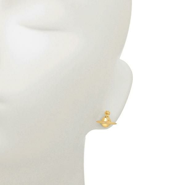 ヴィヴィアンウエストウッド ピアス アクセサリー VIVIENNE WESTWOOD 62010038 R001 SOLID ORB EARRINGS オーブ レディース ピアス GOLD 詳細画像