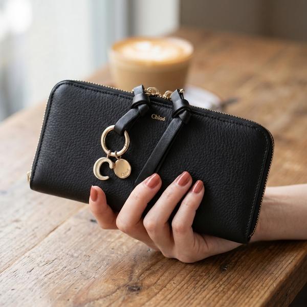 クロエ 長財布 アルファベット レディース CHLOE CHC17AP941H9Q CHC21WP941F57 詳細画像
