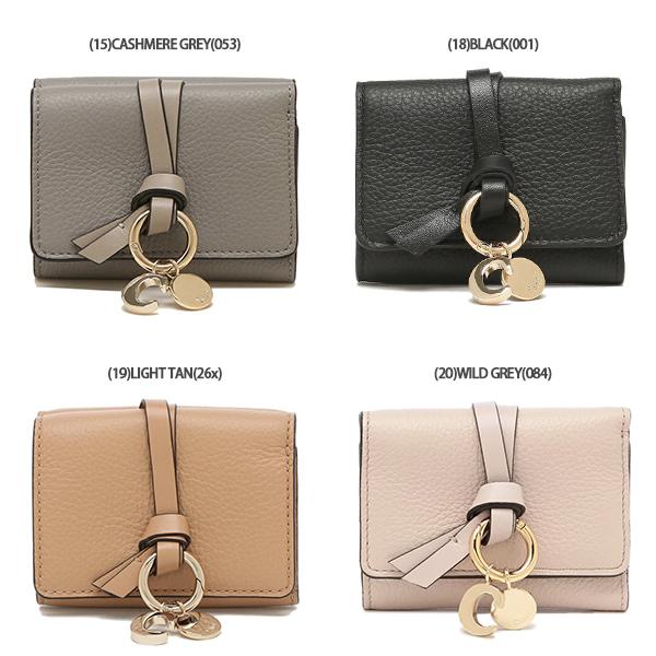 クロエ 三つ折り財布 アルファベット レディース CHLOE CHC17AP946H9Q 詳細画像