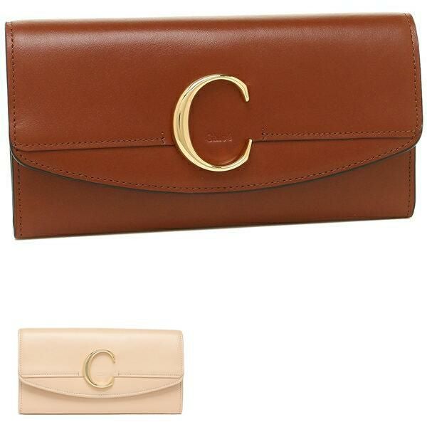 クロエ Chloe エルシー 美品 ピンクゴールド レザー 長財布 クロエ Chloe 長財布 マーシー 財布 ラウンド長財布 革 レディース