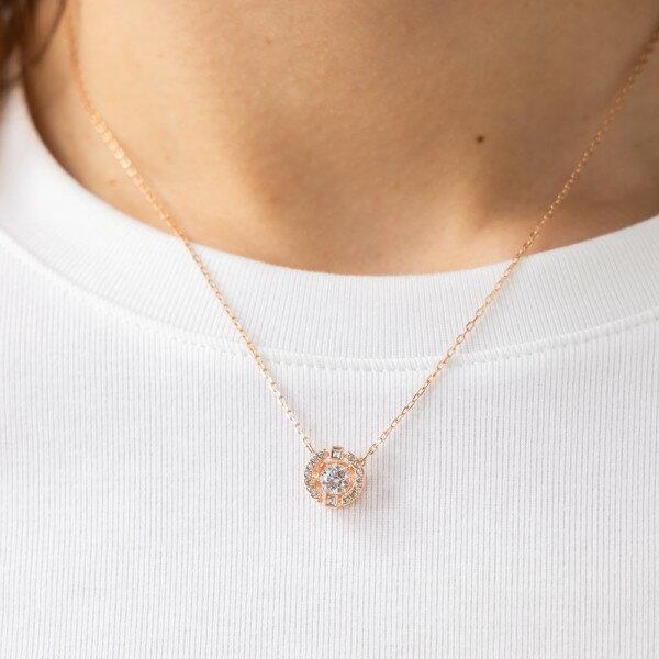スワロフスキー ネックレス アクセサリー ダンシングクリスタル ペンダント レディース SWAROVSKI 詳細画像