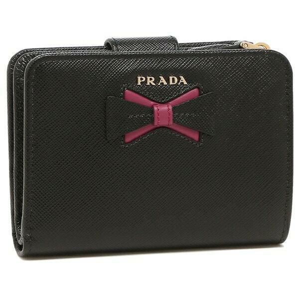 プラダ 二つ折り財布 サフィアーノ リボン レディース PRADA 1ML018 2B7S 詳細画像