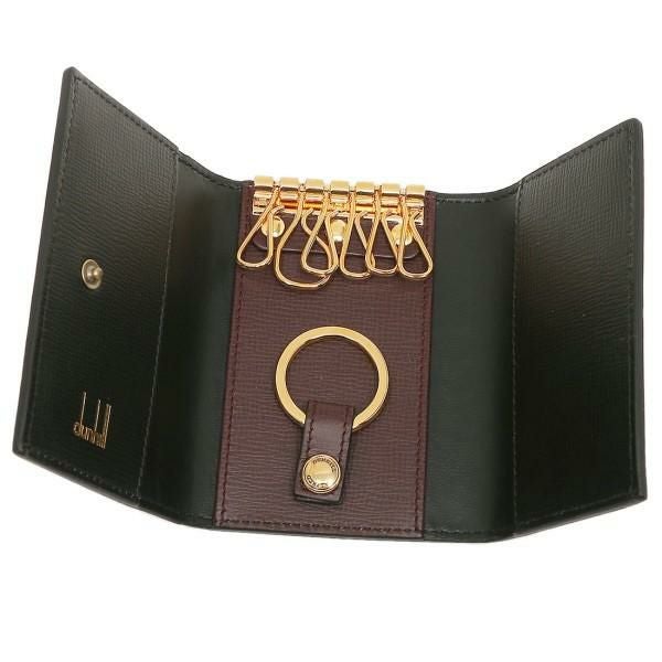 ダンヒル メンズ キーケース DUNHILL L2S850A BELGRAVE キーホルダー BLACK 詳細画像