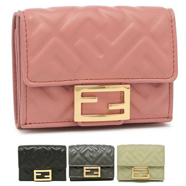 フェンディ 三つ折り財布 バゲット レディース FENDI 8M0395 AAJD
