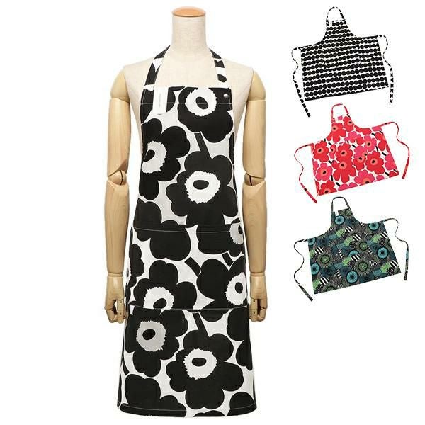 マリメッコ エプロン ウニッコ 花柄 レディース MARIMEKKO 064161 067316 063371 067798 070692 070915
