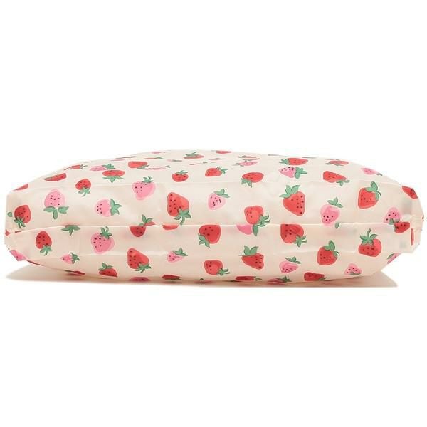 キャスキッドソン バッグ CATH KIDSTON 105351216607102 FOLDAWAY SHOPPER SWEET STRAWBERRY レディース トートバッグ 折りたたみ エコバッグ IVORY 白 A4対応 詳細画像