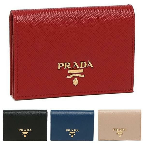 プラダ 二つ折り財布 サフィアーノ ミニ財布 レディース PRADA 1MV021