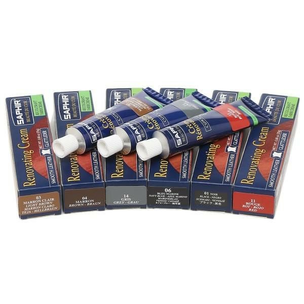 サフィール レノベイティングカラー補修チューブ SAPHIR 25ml 革製品の
