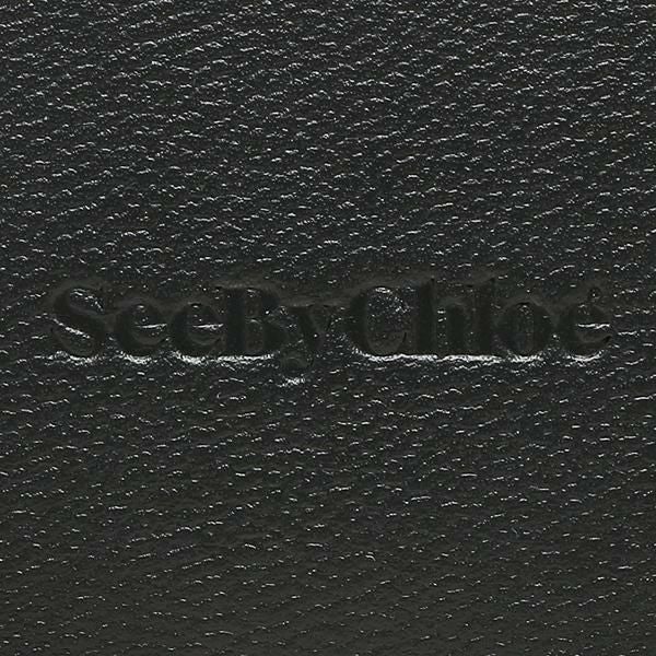 シーバイクロエ バッグ SEE BY CHLOE CHS19WSA29388 001 MARA SHOULDER BAG レディース ショルダーバッグ 無地 BLACK 黒 詳細画像