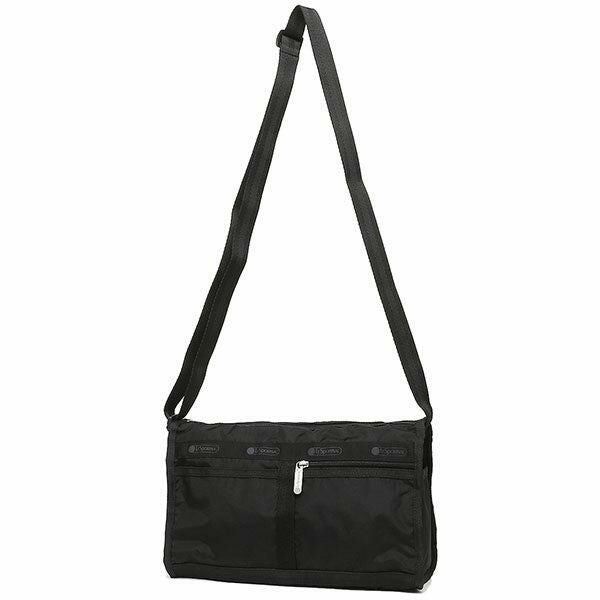 1851　LeSportsac ショルダーバッグ　ブラック　パイソン柄 レスポートサック LeSportsac ショルダーバッグ DELUXE EVERYDAY BAG
