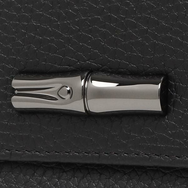 ロンシャン 財布 LONGCHAMP 3000 968 001 ROSEAU ロゾ COMPACT WALLET コンパクト ミニ財布 レディース 二つ折り財布 無地 BLACK 黒 詳細画像