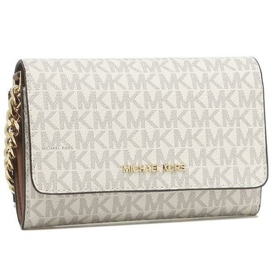 マイケルコース バッグ MICHAEL KORS 35F0GTVC8B JET SET TRAVEL MD MF PHONE XBODY レディース ボディバッグ・ウエストポーチ 無地 VANILLA 白