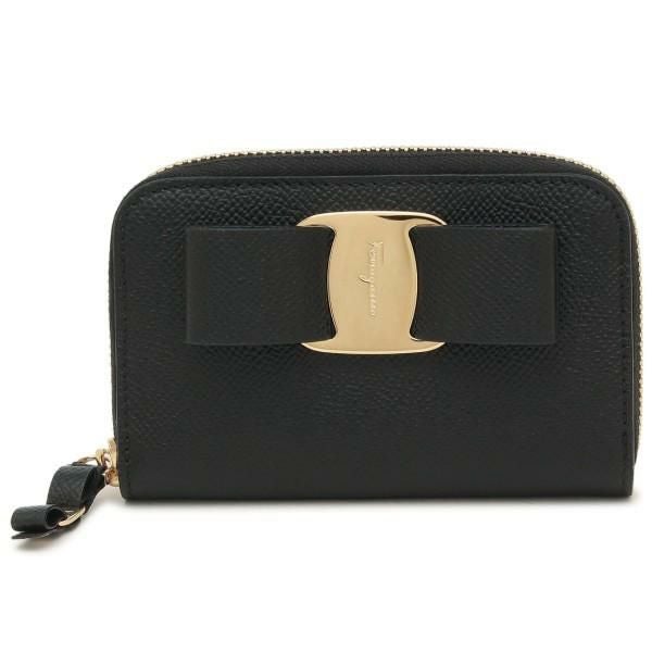 サルヴァトーレフェラガモ カードケース ヴァラ ブラック レディース Salvatore Ferragamo 22D288 725290 詳細画像