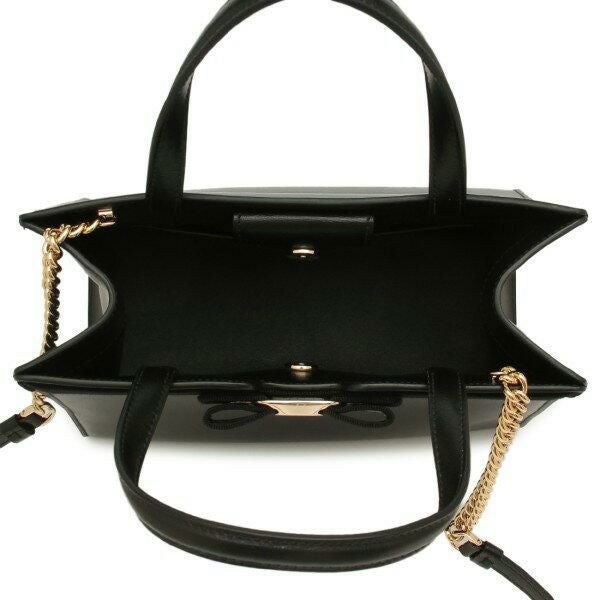 サルヴァトーレフェラガモ ハンドバッグ ショルダーバッグ ヴァラ ブラック レディース Salvatore Ferragamo 21I290 詳細画像