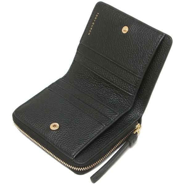 新品　トリーバーチ　財布　64522 001 トリーバーチ 二つ折り財布 マックグロー ミニ財布 ブラック